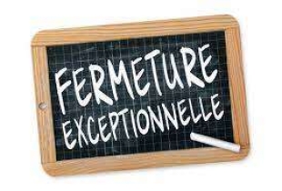 Fermeture exceptionnelle mairie